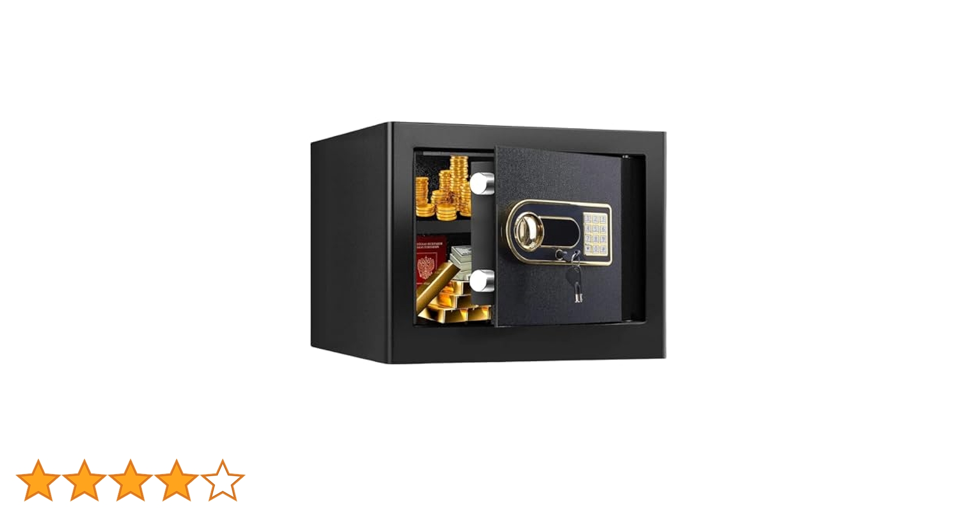 Amazon.co.jp: 金庫 家庭用 小型 業務用 耐火耐水 a4ファイル